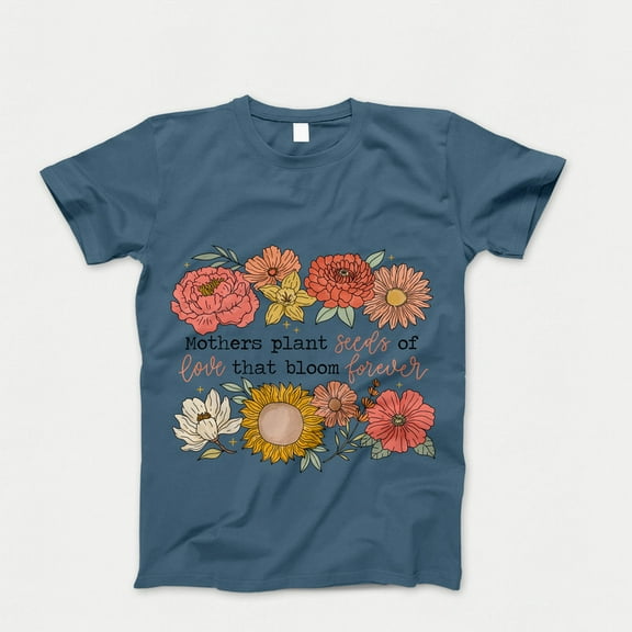 Mother’s Day T-Shirt - Cute & Trendy Mom Life Tee, Best Mom Ever Gift, Floral Mama Shirt