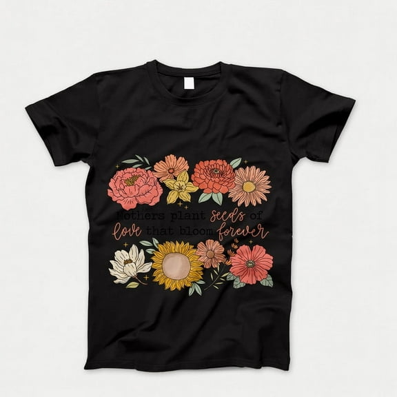 Mother’s Day T-Shirt - Cute & Trendy Mom Life Tee, Best Mom Ever Gift, Floral Mama Shirt