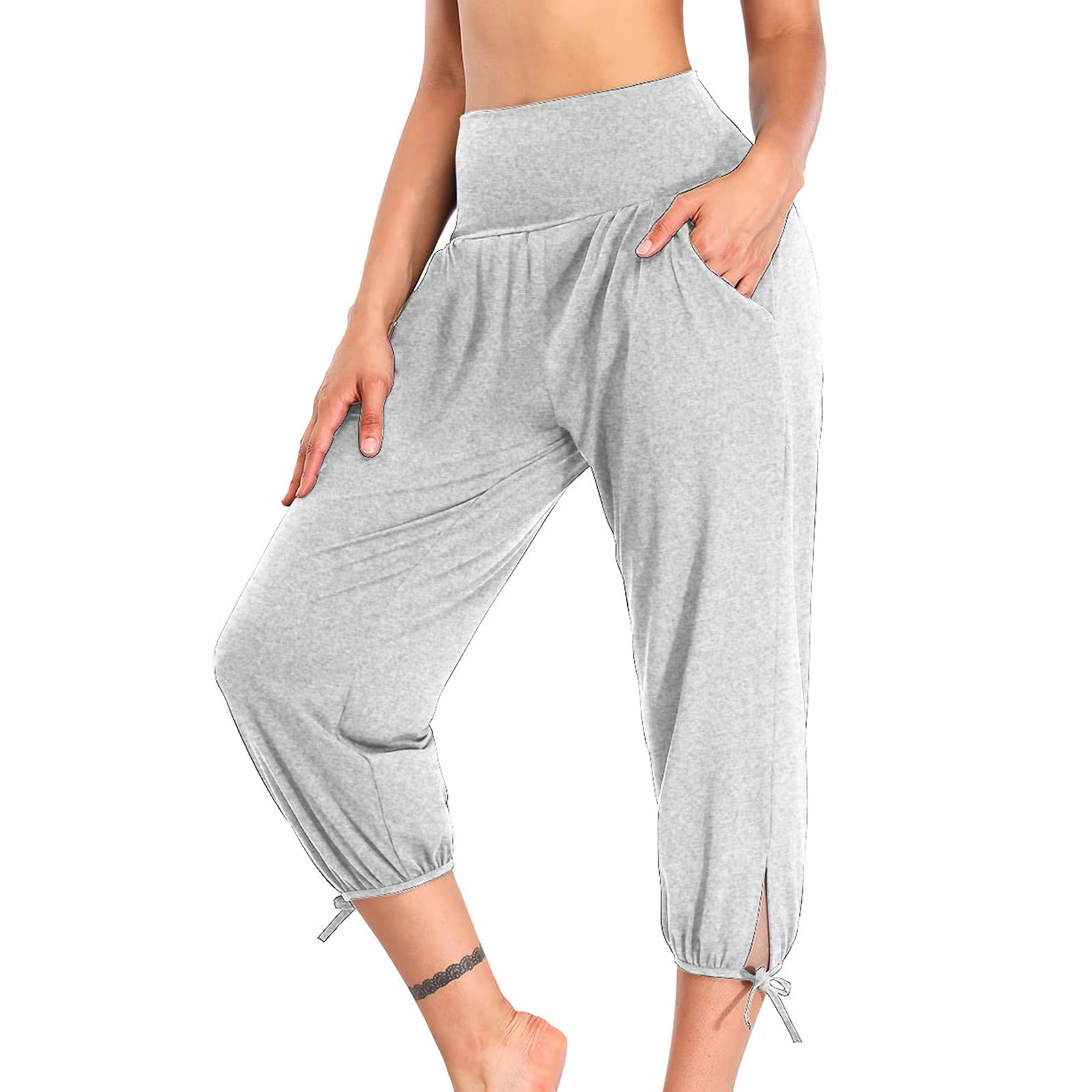 Image showcasing Tawop Yoga Pants Sweatpants Women Jogger Scrub Pants for Women Work ...