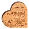 thumbnail image 1 of Mother's Day Thank You Gifts for Mom, Mom Ever Gifts from Daughter Son, Mom Birthday Gift Ideas, To My Mom Sign, Valentines Day Heart Wood Block Sign for Moms, 1 of 9