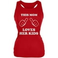 thumbnail image 1 of Mother's Day - This Mom Loves Her Kids Red Juniors Soft Tank Top - X-Large, 1 of 1