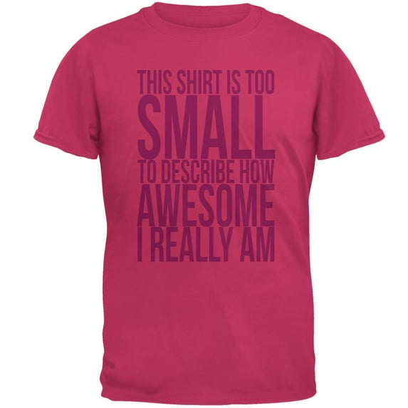 Mother's Day Too Small Awesome Mens T Shirt Pink 2XL