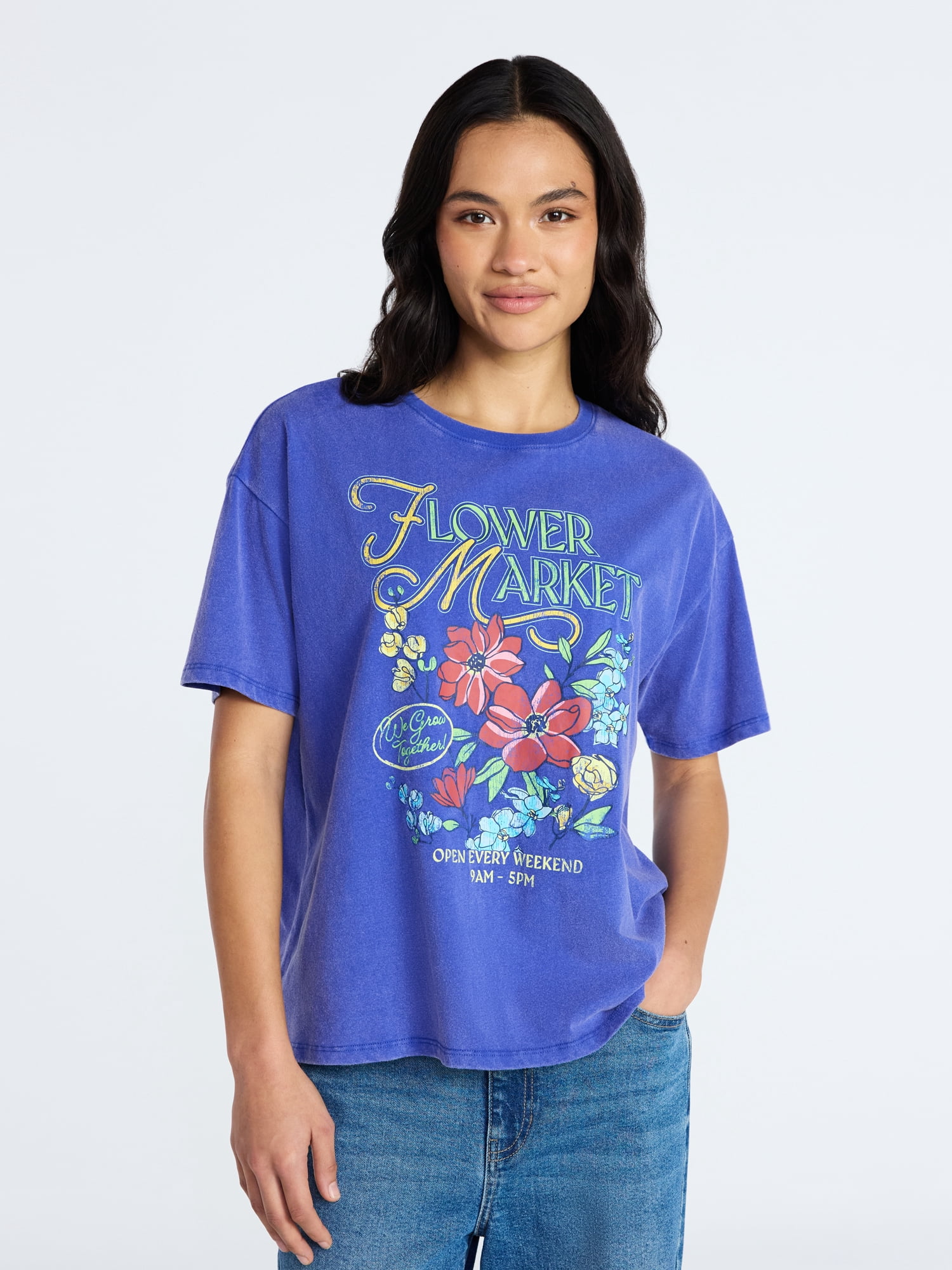 Mother's Day Women's Rebel Moms Club Cotton Graphic Tee from Way