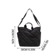 thumbnail image 1 of Mother's Day Women's Lattice Padded Puffer Tote Bag, Soft Quilted Crossbody Handbag, Lightweight Puffy Casual Satchel Purse for Daily Outings B, 1 of 7