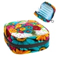 thumbnail image 1 of Mother's Day Women's Period Storage Bag with Velvet Fabric, Sponge Padding, and Oxford Cloth Material - 4.7x6.6x6.6 in - for Organizing Your Sanitary Pads, 1 of 6