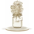 thumbnail image 1 of Mother's Day Wood Flower Bouquet Greeting Card with Stand and Rope for Mom Birthday Card Flower 227x105mm, 1 of 7