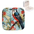 thumbnail image 1 of Mother's Day Woodpecker Portable Jewelry Box Organizer with Customizable Grid, Compact Travel Size, 1 of 6