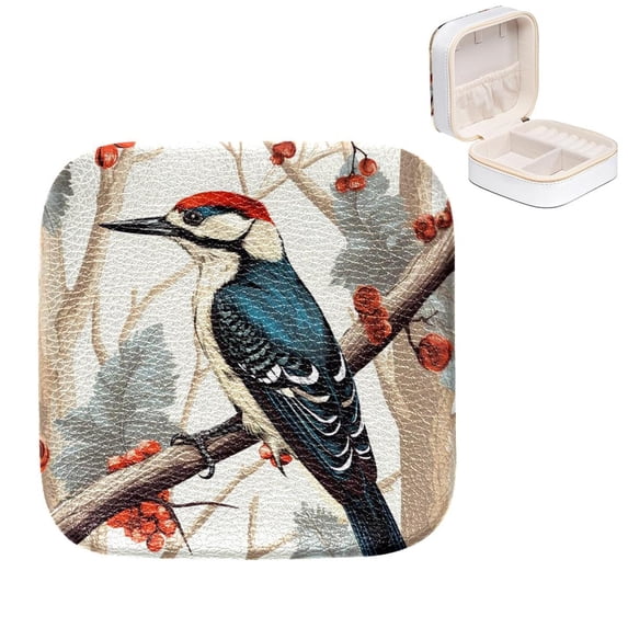 Mother's Day Woodpecker Stylish Jewelry Box Organizer with Impeccable Design & Versatile Storage