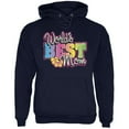 thumbnail image 1 of Mother's Day World's Best Mom Mens Hoodie Navy LG, 1 of 1