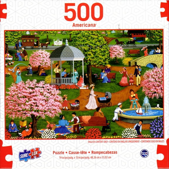 Mother's Day at the Park 500 Piece Puzzle
