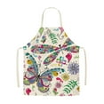 thumbnail image 1 of Zeceouar Easter Home Printing Linen Imitation Apron Kitchen Fouling Multi Functional Apron, 1 of 3