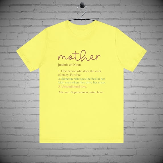 Mother's Definition Tshirt, Mama Mom shirt, Mother's Day Gift