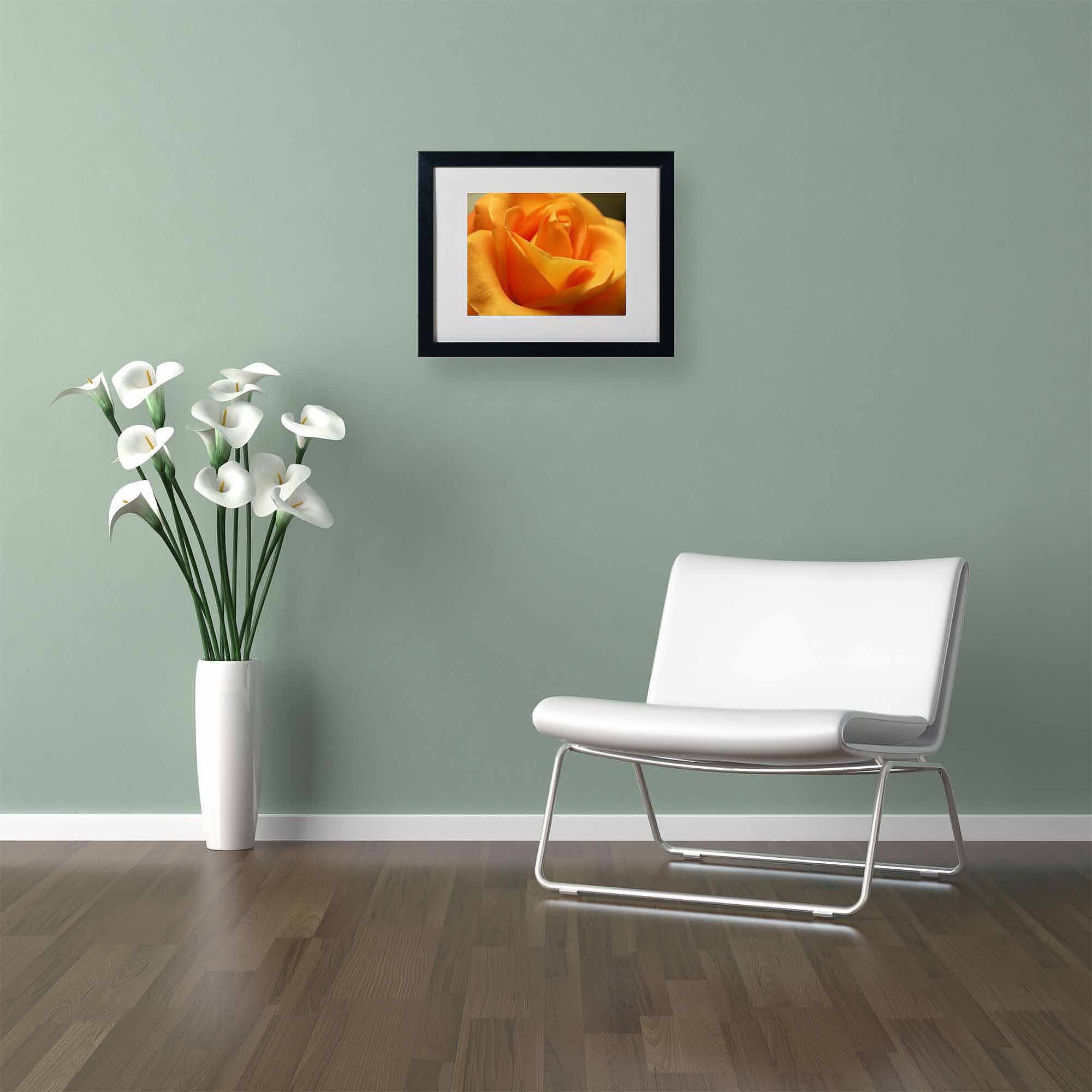 "Mother's Embrace" Canvas Art by Monica Fleet, White Matte, Black Frame