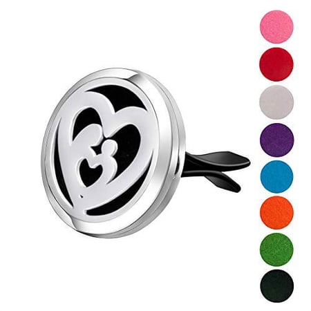 Mother's Heart Car Vent Diffuser w/ 8 pads and gift box