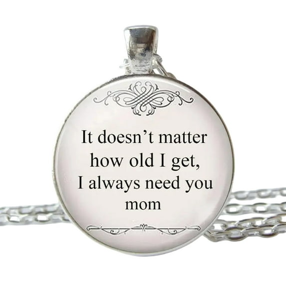 Mother's Love Necklace - Personalized Heartfelt Jewelry Gift for Mom, Celebrating Family Bond, Perfect for Birthdays, Holidays, and Special Occasions
