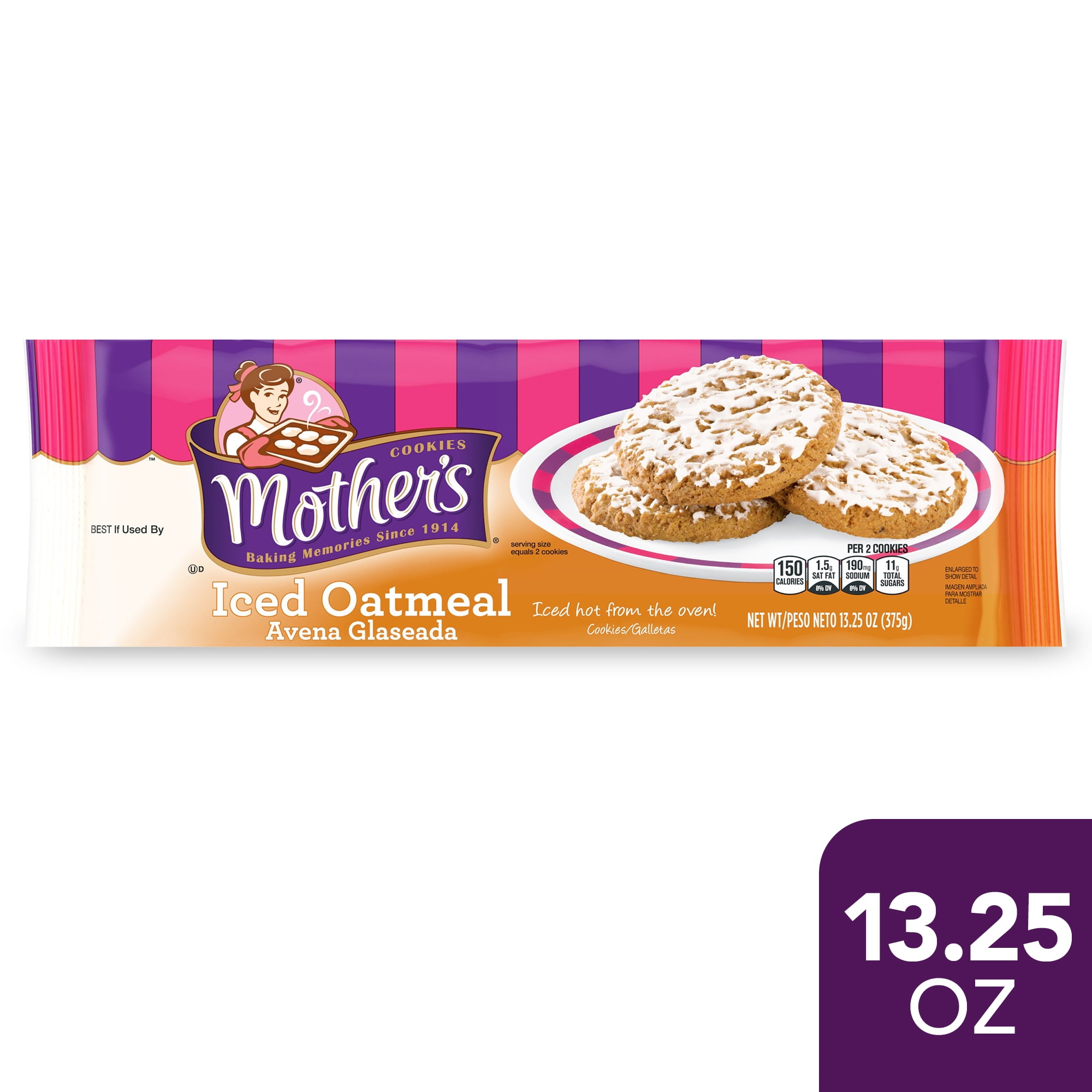 Mother's Oatmeal Cookies, 12.5 Oz.