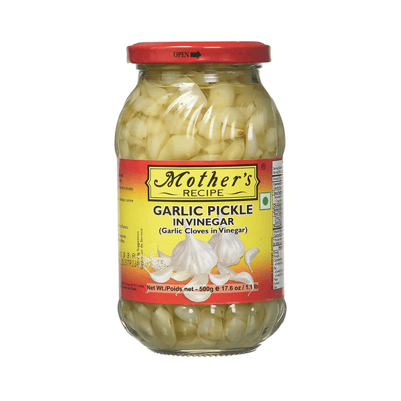 Mother's Recipe Garlic Pickle in Vinegar - 500gm