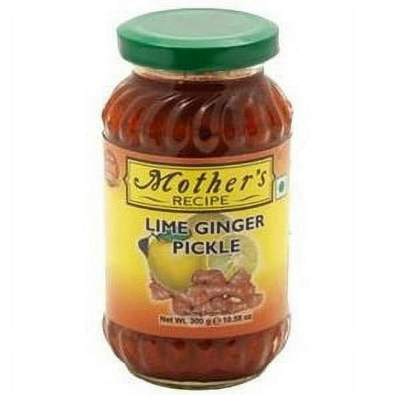 Mother's Recipe Lime Ginger Pickle - 300 Gm (10.6 Oz)