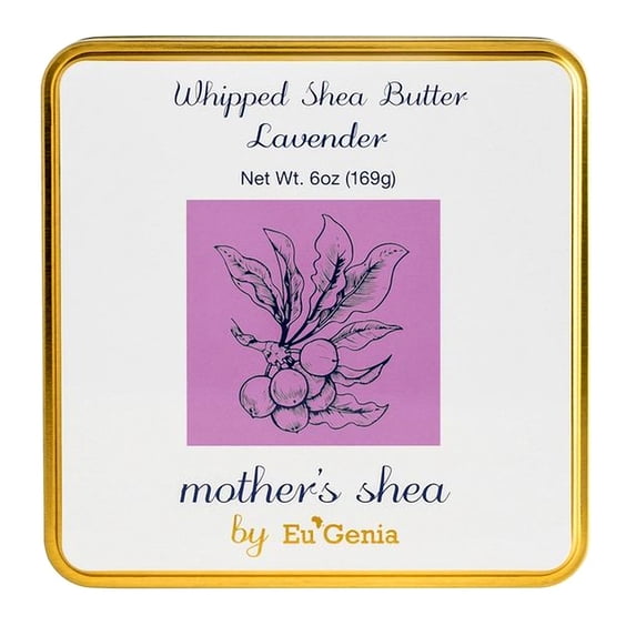 Mother's Shea Whipped Shea Butter by Eu'Genia - Lavender - 6 oz.