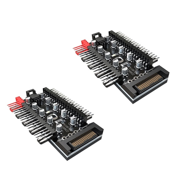 Motherboard 1 to 10Pin Fan PWM Cooling Splitter Extension Supply Speed Control