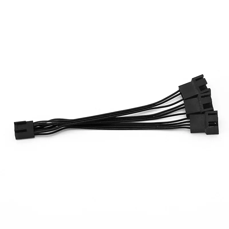 Motherboard 4-pin Adapter Cable Divide Into Four Extension Cord PWM ...