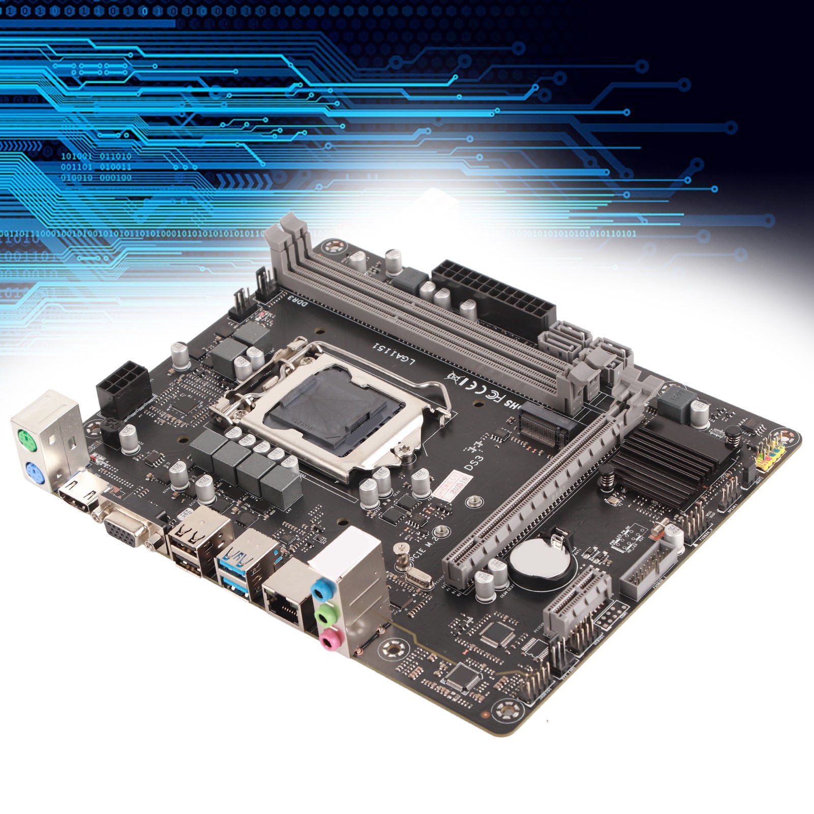 Motherboard CPU Combo, High Compatibility Fast Power Transmission PC Motherboard For Desktop