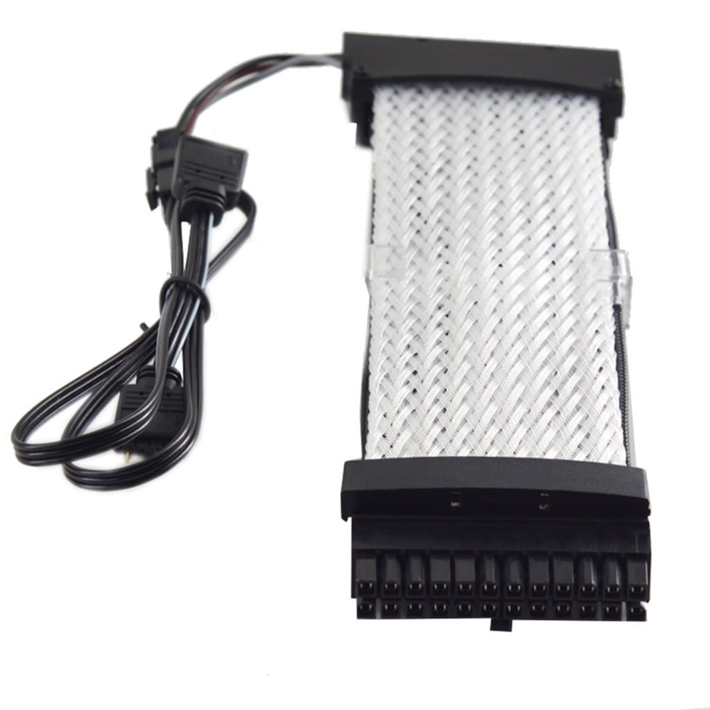 Motherboard Extension RGB Cable PSU PC Cables Extensions RGB Sleeved