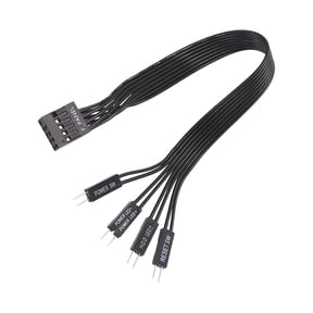 Motherboard External Power Switcher F Panel Header Restarting Button Extension Power Cable for PC Case Chassis