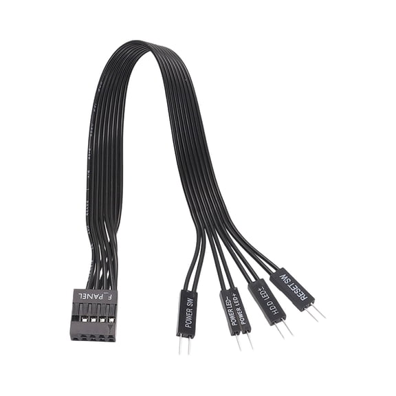 Motherboard External Power Switcher HDD F Panel Header Restarting Button Extension Power Cable for PC Case Chassis