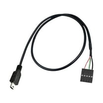 Motherboard Header Adapter Cord USB 2.0 Mini 5Pin Male to 9Pin Female Conversion