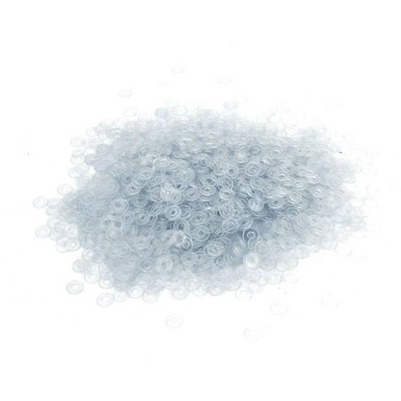 Motherboard Insulation Flat Nylon Washer Gasket 2.5 x 5 x 1mm Clear 1600Pcs