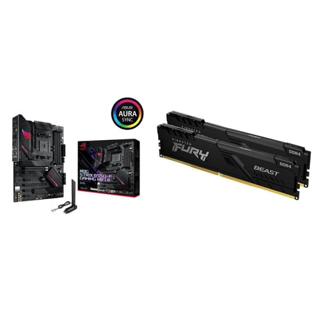 Motherboard Memory Combo - ROG STRIX B550-F GAMING WIFI II Bundle with KF432C16BBK2/32