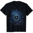 thumbnail image 1 of Motherboard Microchip Circuit Black IT Computer Background T-Shirt, 1 of 3