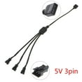 thumbnail image 1 of Motherboard RGB SYNC Splitter 12V 4Pin RGB / 5V 3Pin ARGB SYNC HUB Header Transfer Splitter Extension Cable for Computer, 1 of 19