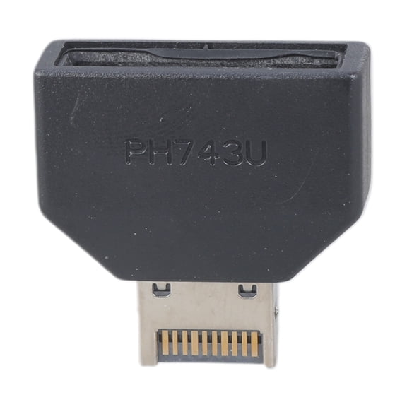 Motherboard USB C Adapter, USB Front Panel USB3.2 TypeE to 20Pin Vertical USB C Header Adapter