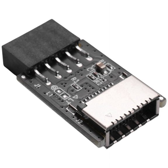 Motherboard USB2.0 9Pin to TYPE-C A-KEY Front Connector Converter USB3.2 TYPE-E Interface Header Adapter Extender Card
