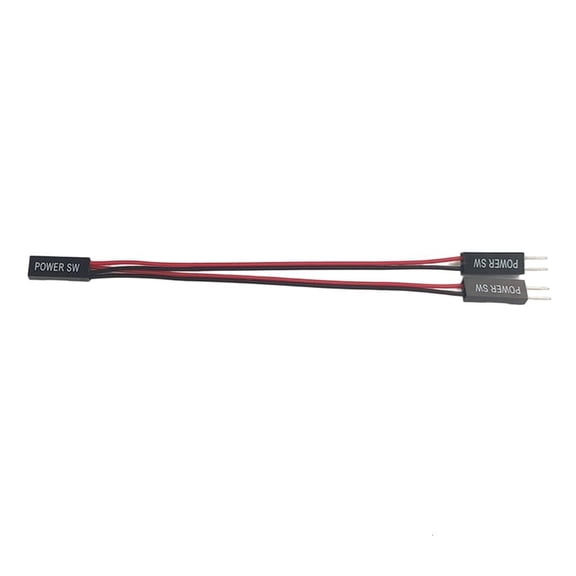 Motherboards Power Switches Splitter Cable Double Boot Function For Computer Case Control