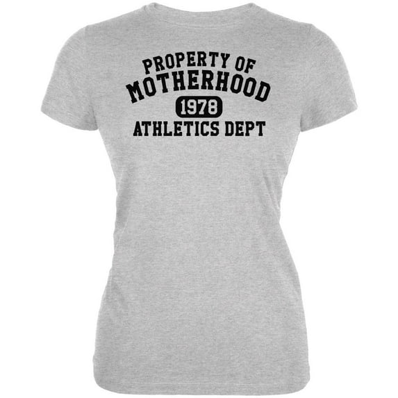 Motherhood Athletics Department 1978 Juniors Soft T Shirt Heather 2XL