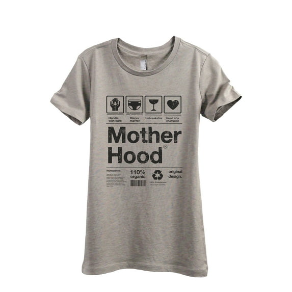 Motherhood Contents Women's Fashion Relaxed T-Shirt Tee Heather Tan Small