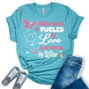 Motherhood Fueled By Love Graphic Tees for Women