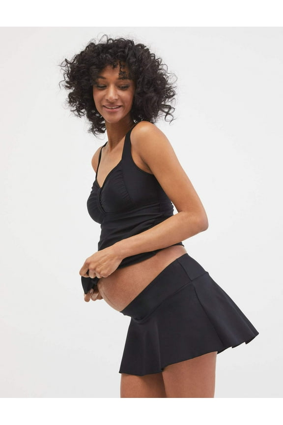 Motherhood Maternity Beach Bumpâ„¢ Skirted Maternity Swim Bottom UPF 50+