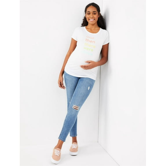 Motherhood Maternity Indigo Blue Secret Fit Belly Super Stretch Skinny Maternity Jeans