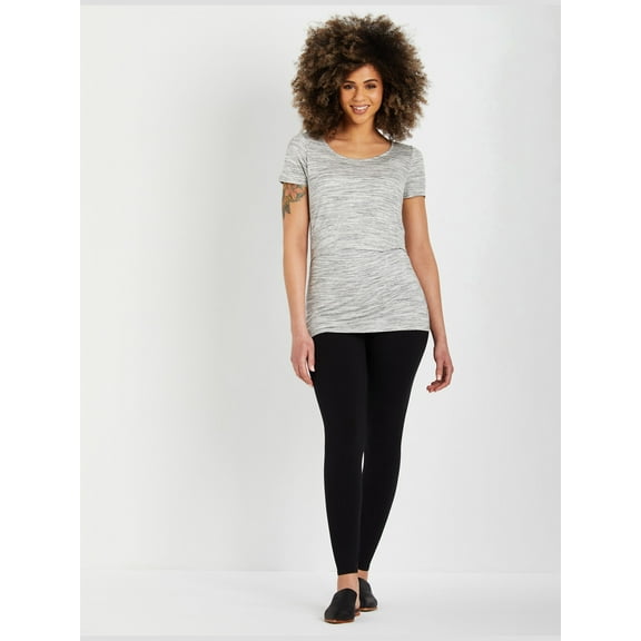 Motherhood Maternity Lift Up Open Front Nursing Tee