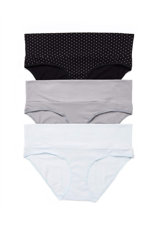 Motherhood Maternity Maternity Fold Over Panties (3 Pack)
