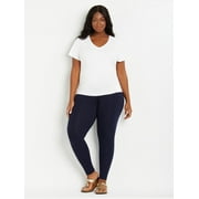 MOTHERHOOD MATERNITY Plus Size Essential Stretch Secret Fit Belly Maternity Leggings