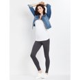 thumbnail image 1 of Motherhood Maternity Secret Fit Belly French Terry Maternity Leggings, 1 of 5