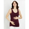 thumbnail image 1 of Motherhood Maternity Side Ruched Scoop Neck Maternity Tank Top, 1 of 4
