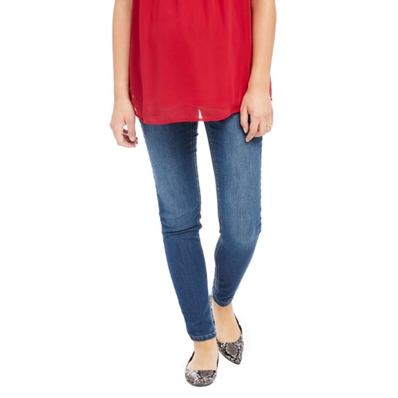 Motherhood Maternity Women's Jeans Blue Size XL Stretch Skinny-Leg