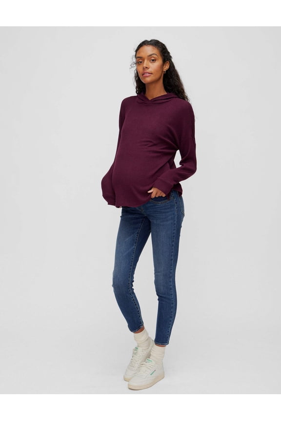 Motherhood Maternity Indigo Blue Sustainable Secret Fit Belly Skinny Leg Maternity Jeans