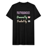 Motherhood, Powered By Love, Fueled By Coffee Unisex Jersey T-Shirt